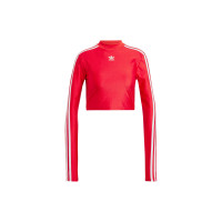 adidas originals 3-Stripes 3-Stripes Cropped Long-Sleeve Top T