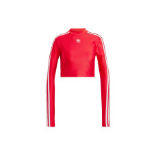 adidas originals 3-Stripes 3-Stripes Cropped Long-Sleeve Top T