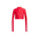 adidas originals 3-Stripes 3-Stripes Cropped Long-Sleeve Top T