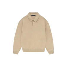 Fear of God Essentials FW23 Polo Gold Heather