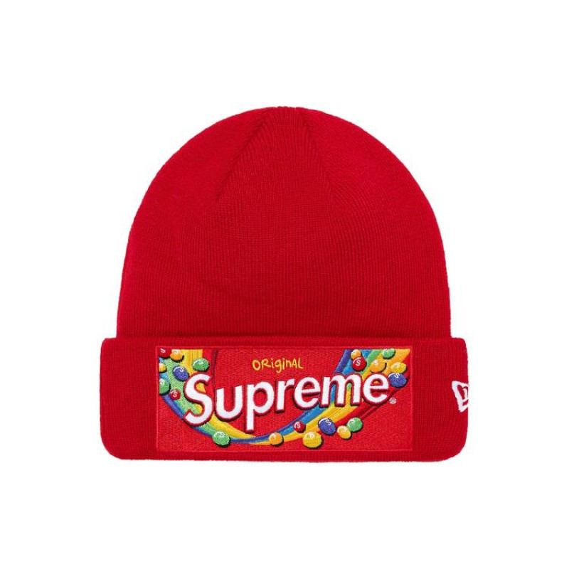 Supreme Week 14 SupremeSkittlesNew Era Beanie Logo