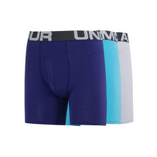 Under Armour UA Charged Cotton 6in 3 Pack Logo 3