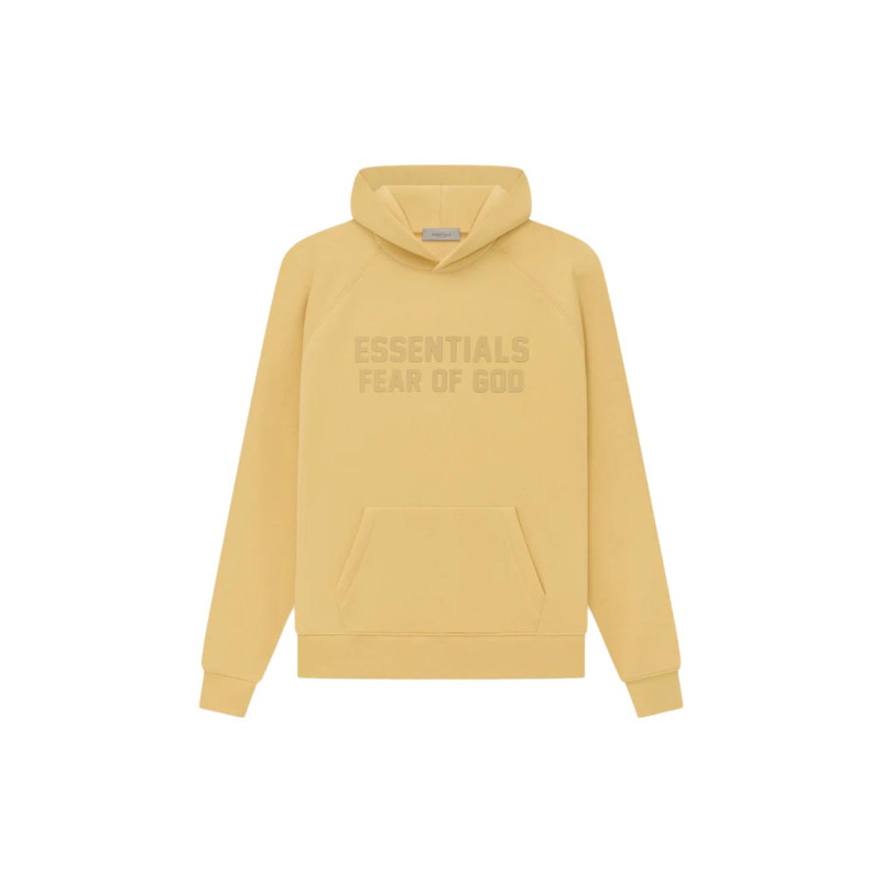 Fear of God Essentials SS23 Essentials Hoodie Light Tuscan Logo