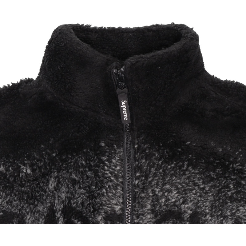 Supreme SS19 Wolf Fleece Jacket Black