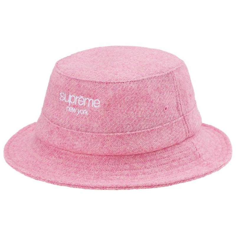 Supreme Week 16 Harris Tweed Classic Logo Crusher