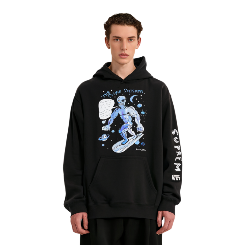 Supreme Week 12 x Daniel Johnston Hooded Sweatshirt