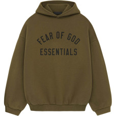 Fear of God Essentials Fall24 BACK TO SCHOOL Fleece Hoodie OLIVE
