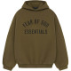 Fear of God Essentials Fall24 BACK TO SCHOOL Fleece Hoodie OLIVE