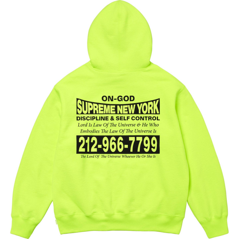 Supreme FW24 WEEK1 On God Hooded Sweatshirt