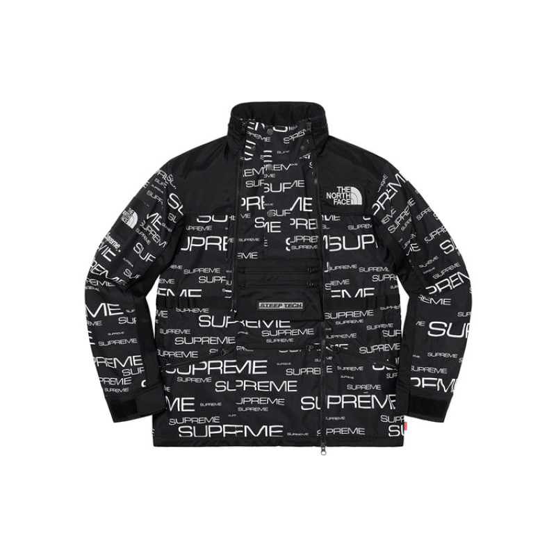 Supreme x the north face logo