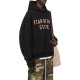 Fear of God Essentials Fall24 BACK TO SCHOOL Fleece Hoodie Logo BLACK