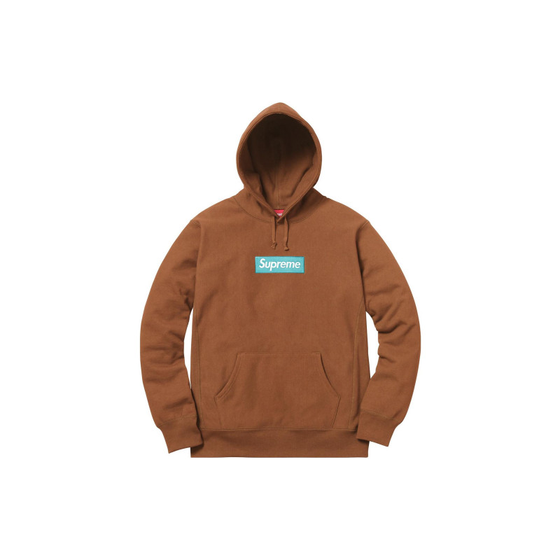 Supreme FW17 Box Logo Hooded Sweatshirt Red Bogo