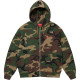Supreme FW24 WEEK1 Small Box Zip Up Hooded Sweatshirt