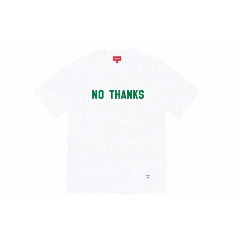 Supreme FW21 Week 1 No Thanks SS Top LogoT