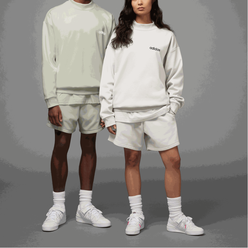 adidas originals Adidas Basketball Chapter 1 Sweat Crew Cloudwhit