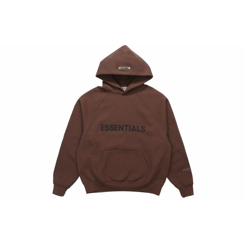 Fear of God Essentials FW20 Jacket With Hat Brown