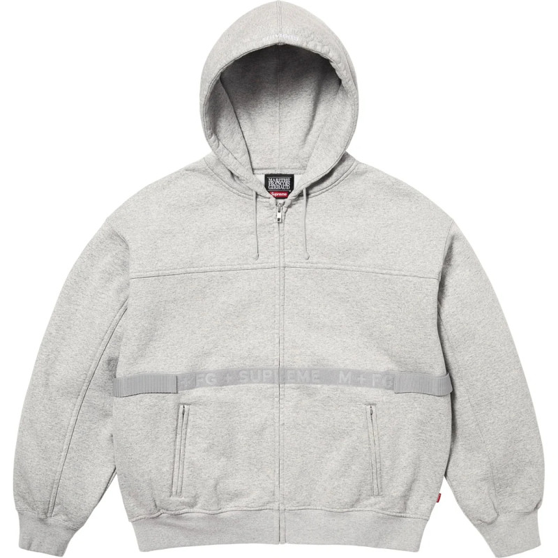 Supreme x Marith Franois Girbaud SS25 WEEK6 Zip Up Hooded Sweatshirt logo