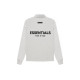 Fear of God Essentials SS22 Relaxed Mockneck Light Oatmeal Logo