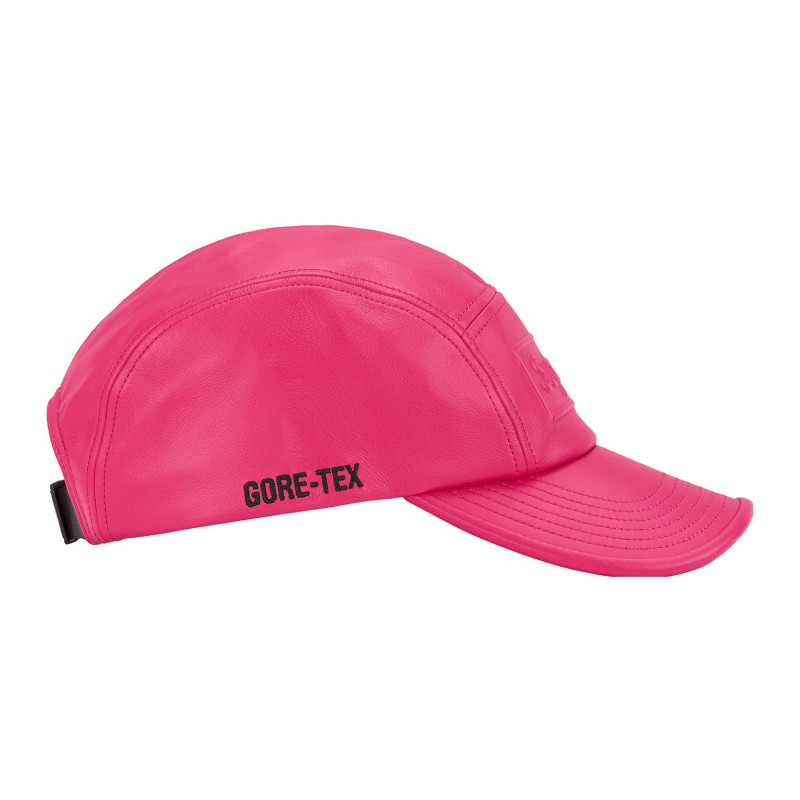 Supreme Week 10 GORE-TEX Leather Camp Cap