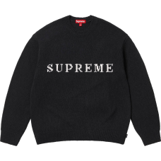 Supreme SS25 WEEK1 Contrast Logo Sweater logo