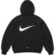 Supreme x Nike SS25 WEEK4 Zip Up Hooded Sweatshirt logo