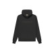 Fear of God Essentials SS23 waffle Raglan Hoodie off Black Logo