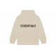 Fear of God Essentials FW20 Knit Hoodi Khaki Logo