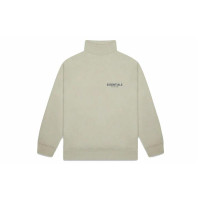 Fear of God Essentials FW20 Mock Neck Sweatshirt Moss