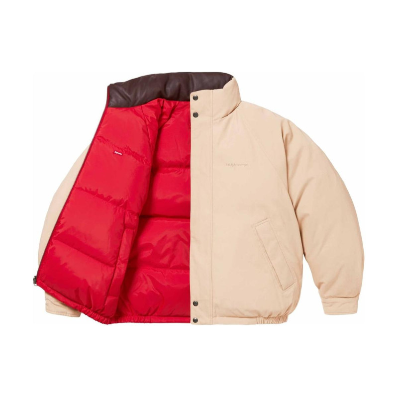 Supreme SS24 WEEK1 REVERSIBLE DOWN PUFFER JACKET