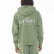 Fear of God Essentials x Union LA FW21 Vintage Hoodie Green Logo
