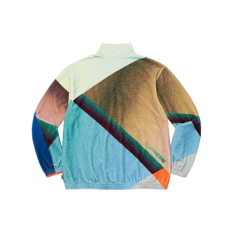 Supreme SS23 Week7 Geo Velour Track Jacket