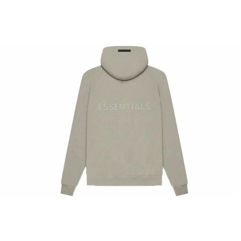 Fear of God Essentials SS21 Pull-Over Hoodie Moss Logo