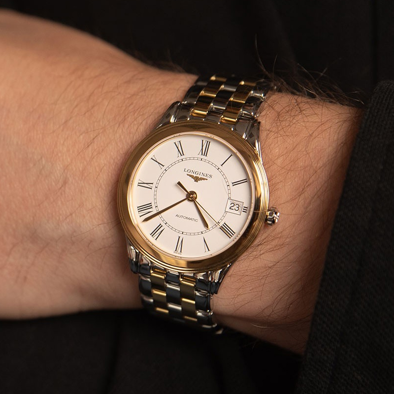 LONGINES 30 35.6mm PVD L4.774.3.21.7