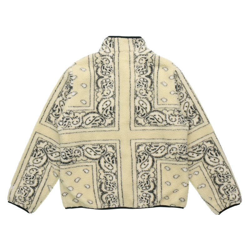 Supreme FW19 Week 3 Reversible Bandana Fleece Jacket