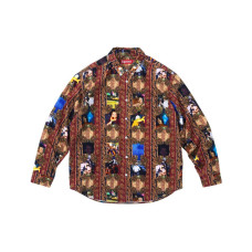 Supreme x Mark Leckey FW23 WEEK4 HARDCORE PRINTED CORDUROY SHIRT