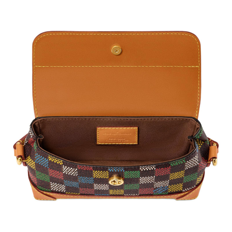 LOUIS VUITTON Steamer East West LVers Damier Ebene