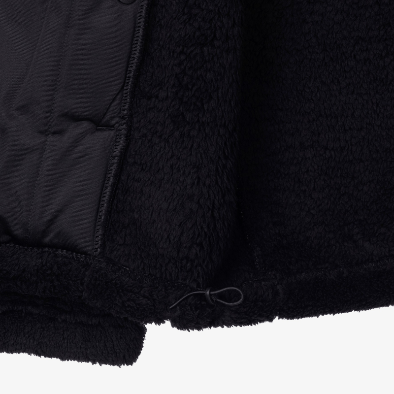 THE NORTH FACE COMFY ALPHA FLEECE ZIP UP logo