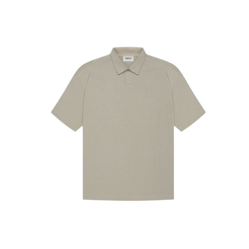 Fear of God Essentials SS21 Short Sleeve Polo Moss LogoPolo