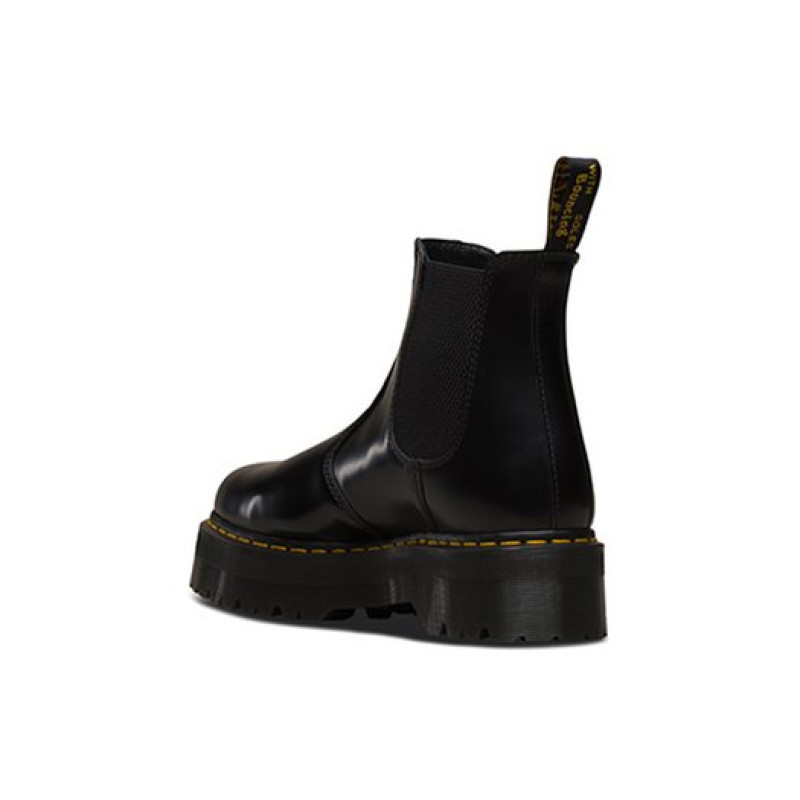 Dr.Martens Quad Leather Platform Chelsea Boots