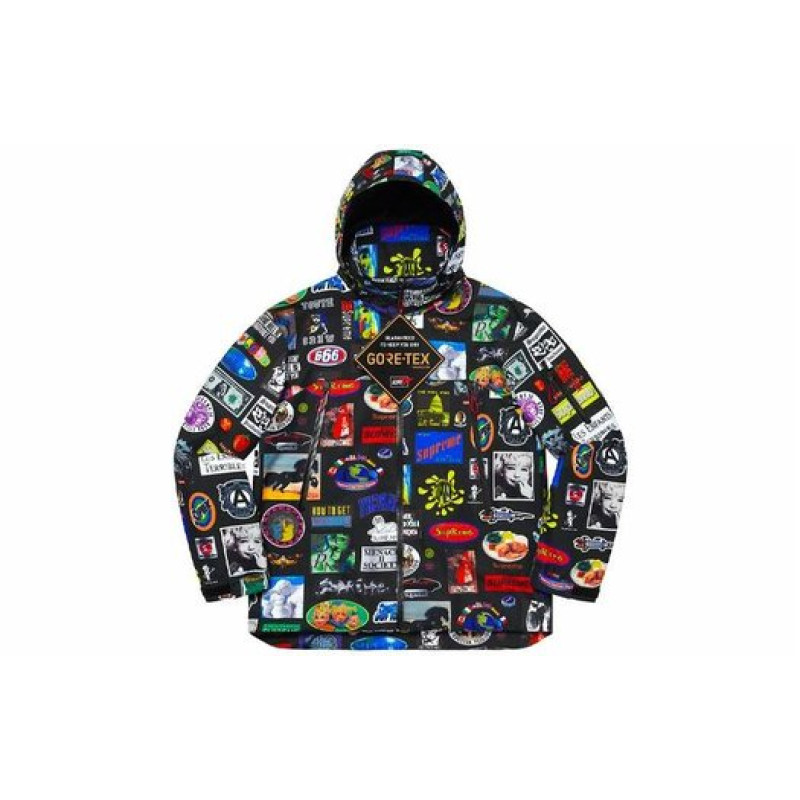 Supreme SS21 Week 1 GORE-TEX Stickers Shell Jacket