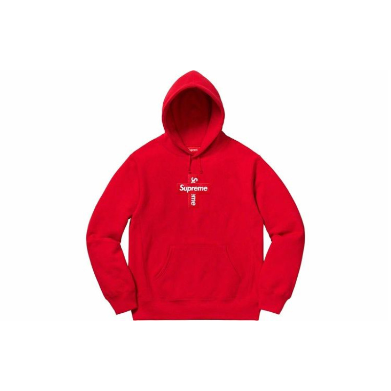 Supreme Week 15 Cross Box Logo Hooded Sweatshirt Logo