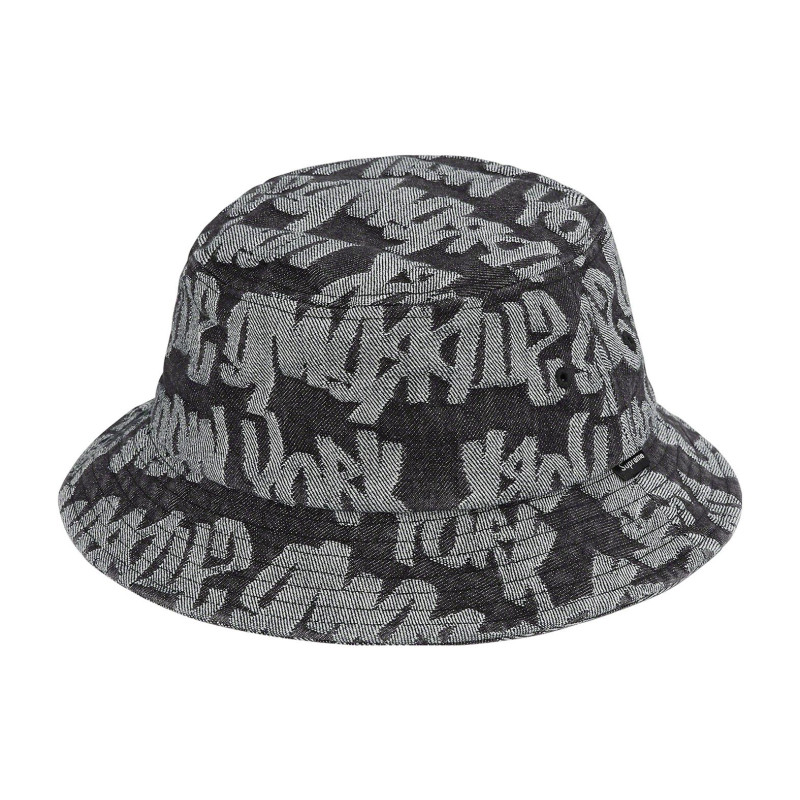Supreme Week 8 Fat Tip Jacquard Denim Crusher