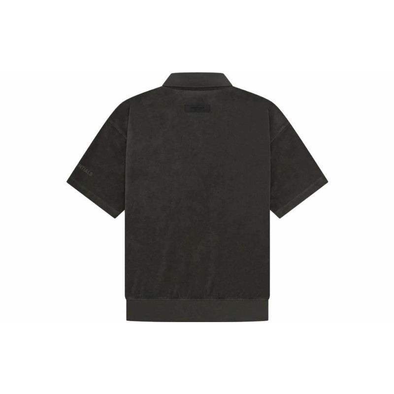 Fear of God Essentials SS23 Drop2 SS Terry Polo Off Black Polo