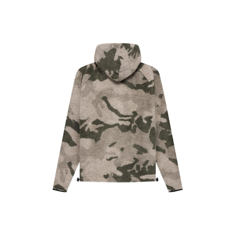 Fear of God Essentials SS22 Polar Fleece Half Zip Hoodie Camouflage