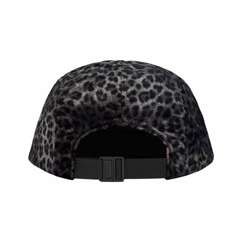 Supreme SS24 WEEK 9 LEOPARD VELVET CAMP -CAP