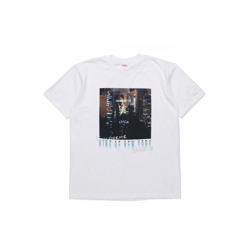 Supreme SS19 Christopher Walken King Of New York Tee White T