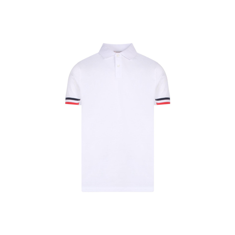 Moncler SS22 White Polo