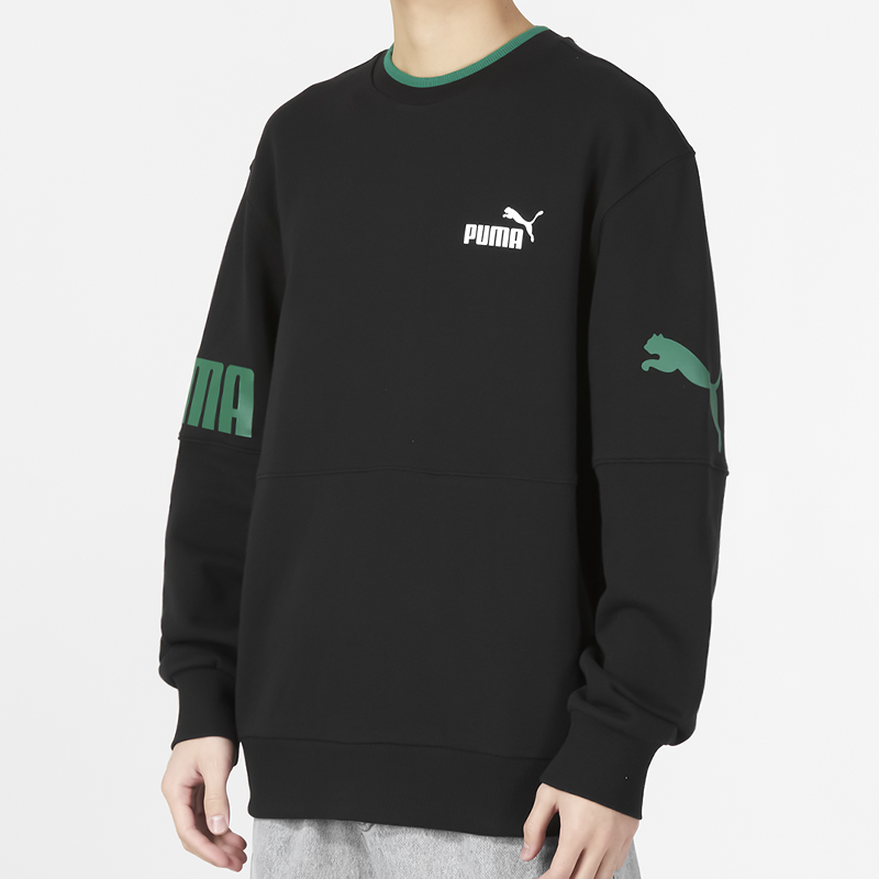 PUMA Power Colorblock Crew Tr Logo