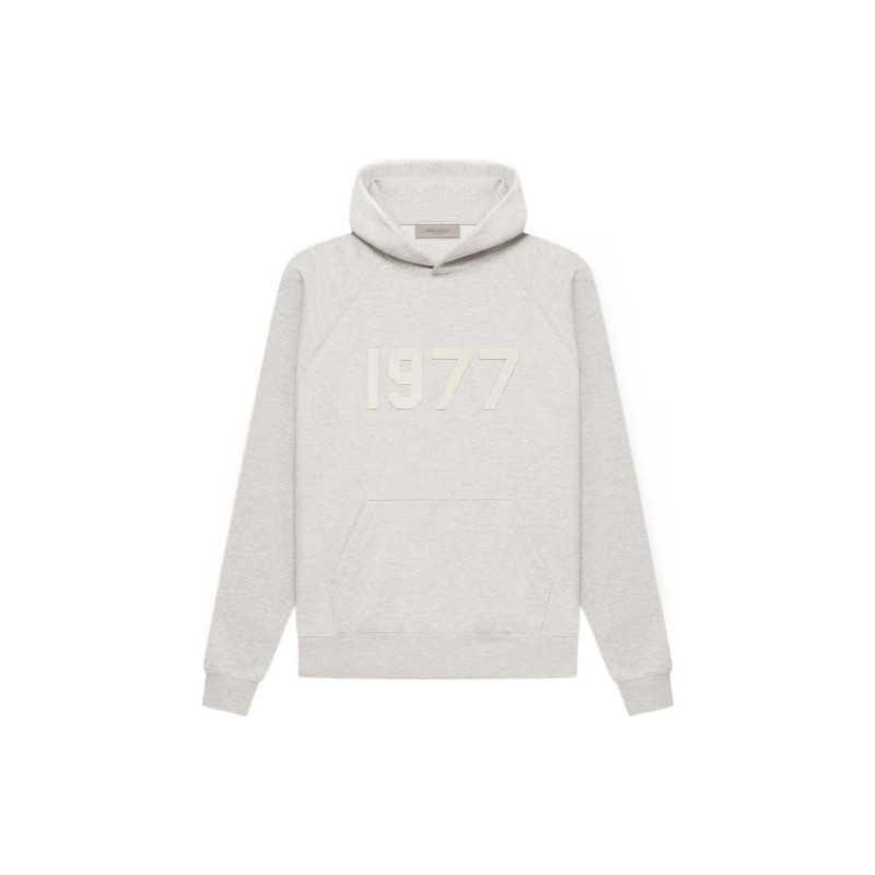 Fear of God Essentials 1977 SS22 Hoodie Light Oatmeal
