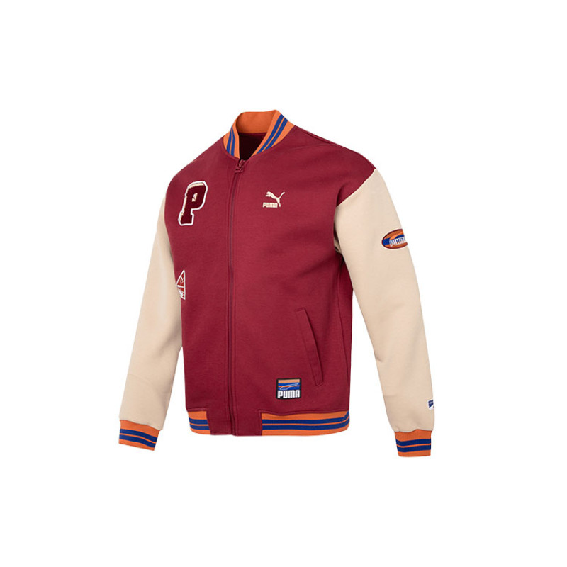 PUMA TEAM BADGE Team Badge Bomber Jacket Dk Logo